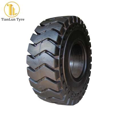 TIANLUN brand solid tire 17.5-25 23.5-25 heavy equipment tires